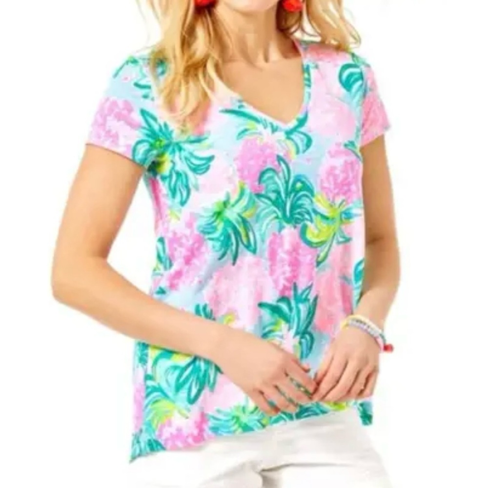 Lilly Pulitzer Etta V-Neck Top